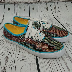 Joe Boxer Rainbow Knit Textured‎ Sneakers